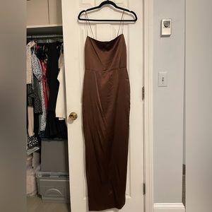 Reformation Frankie Silk Dress